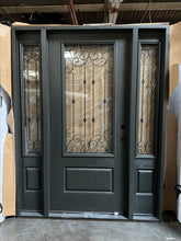 Load image into Gallery viewer, Entry Door Exterior Fiberglass with Sidelights 62x80 Local Pick Up #69