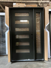 Load image into Gallery viewer, Entry Door Exterior Fiberglass with Sidelight  50x80 Local Pick Up #67