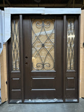 Load image into Gallery viewer, Entry Door Fiberglass Exterior with Sidelights 62 x 80  Price shown for Local Pick Up #91