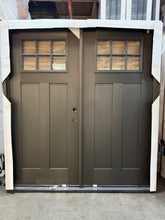 Load image into Gallery viewer, Entry Double Door Fiberglass Exterior 72x80 FREE SHIPPING #122