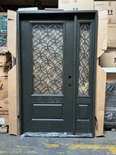 Load image into Gallery viewer, Entry Door Exterior Fiberglass with Sidelight 50x80 Price shown for Local Pick Up #68