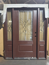 Load image into Gallery viewer, Entry Door Exterior Fiberglass with Sidelights 62x80 Local Pick Up #109