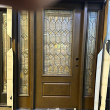 Load image into Gallery viewer, Entry Door Exterior Fiberglass with Sidelights 62x80 Local Pick Up #36