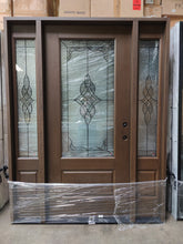 Load image into Gallery viewer, Entry Door Exterior Fiberglass with Sidelights 62x80 #61 FREE SHIPPING