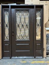 Load image into Gallery viewer, Entry Door Fiberglass Exterior with Sidelights 62 x 80  Price Shown is for Local Pick Up #41