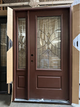 Load image into Gallery viewer, Entry Door Exterior Fiberglass with Sidelight 50x80 Price shown for  Local Pick Up #62