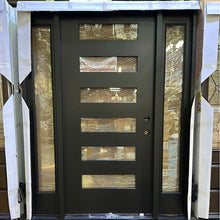 Load image into Gallery viewer, Entry Door Fiberglass Exterior Modern 62x80 Local Pick Up #31