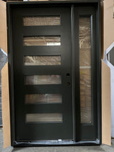 Load image into Gallery viewer, Entry Door Exterior Fiberglass with Sidelight  50x80 Local Pick Up #67