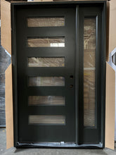 Load image into Gallery viewer, Entry Door Exterior Fiberglass with Sidelight  50x80 Local Pick Up #67