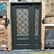 Load image into Gallery viewer, Entry Door Exterior Fiberglass with Sidelight 50x80 Price shown for Local Pick Up #68