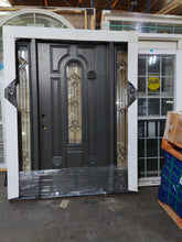 Load image into Gallery viewer, Entry Door Exterior Fiberglass with Sidelights 62x80 Local Pick Up #64
