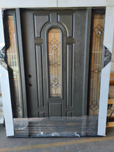 Load image into Gallery viewer, Entry Door Exterior Fiberglass with Sidelights 62x80 Local Pick Up #64