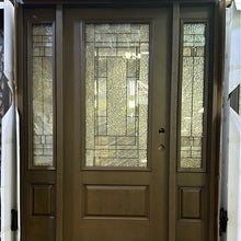 Load image into Gallery viewer, Entry Door Fiberglass Exterior with Sidelight 62x80 Local Pick Up #37
