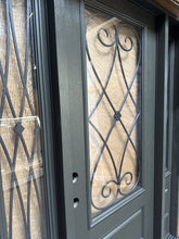 Load image into Gallery viewer, Entry Door Fiberglass Exterior with Sidelights 62 x 80 Local Pick Up #43

