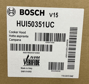 Bosch HUI50351UC 30" Undercabinet Range Hood w/ 300CFM Blower - Stainless