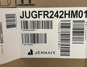 Jenn Air JUGFR242HM 24" Right Hinge Undercounter Refrigerator - Black
