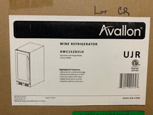 Load image into Gallery viewer, Avallon AWC152DZLH 15&quot; Dual Zone Left Hinge Wine Cooler - Stainless
