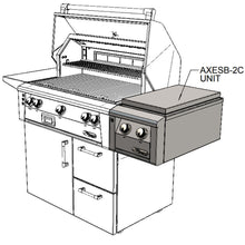 Load image into Gallery viewer, Alfresco  AXESB-2C Side Burner for Grill - Stainless
