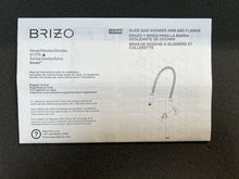 Load image into Gallery viewer, Brizo 81376-NK 10 7/16” Classic Slide Bar Shower Arm - Luxe Nickel
