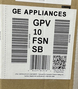 GE GPV10FSNSB 24 Inch Top Freezer Refrigerator 9.8 cu. ft. Capacity - Stainless