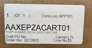 Alfresco ALF-PZA-CART 30" Prep Cart for Pizza Oven w/ Extra Cover - Stainless