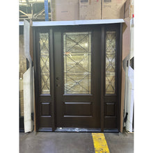 Load image into Gallery viewer, Entry Door Exterior Fiberglass with Sidelights 62x80 Local Pick Up #35
