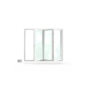 Folding Patio Door Accordion  Black 96x80 White  Local Pick-up #9