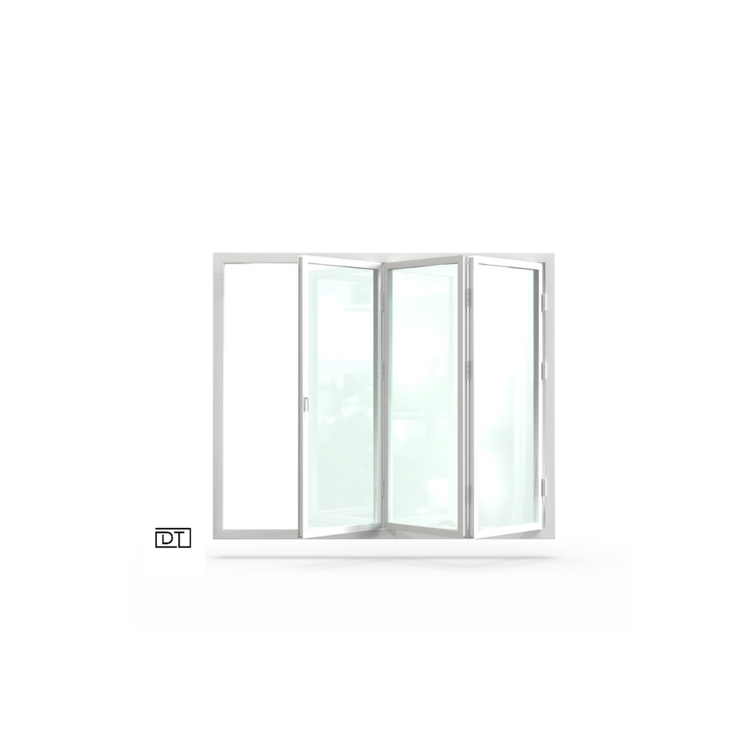 Folding Patio Door Accordion  Black 96x80 White  Local Pick-up #9