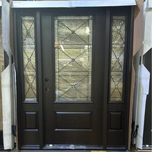 Load image into Gallery viewer, Entry Door Exterior Fiberglass with Sidelights 62x80 Local Pick Up #35

