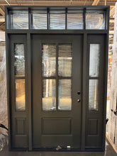Load image into Gallery viewer, Entry Door Fiberglass with Transom and Sidelights 64x96 FREE SHIPPING  #49
