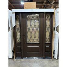 Load image into Gallery viewer, Entry Door Fiberglass Exterior with Sidelights 62 x 80  Local Pick Up #41
