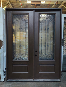 Entry Door Double Exterior Fiberglass 72x96 #80 Local Pick Up